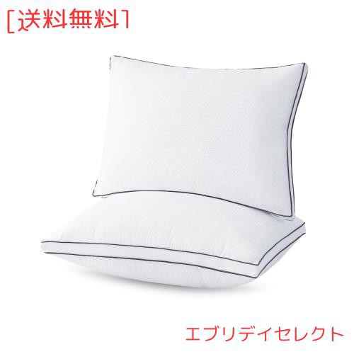 HEVUMYI 枕 まくら 2個セット 首が痛くならない安眠枕 高反発枕 高級ホテル仕様 横向き対応 肩こり解消 丸洗い可能 立体構造 通気性よい の通販は