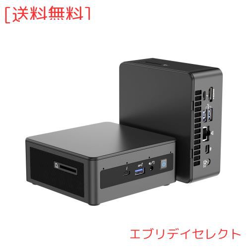 Intel nuc 11 Pro Kit ミニpc 第11世代 Intel Core i7-1165G7 16GB DDR4 + 512GB SSD M.2 NVMe PCle4.0 4コア 8スレッド 12 MB キャッシ