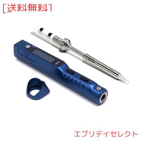 TOOLSAVING はんだごて 温度制御ハンダゴテ 昇級版 急速加熱 50-400℃まで温度調節可能 TS101 PD 90W DC 65W電子作業 家電修理 電気DIY用の通販は