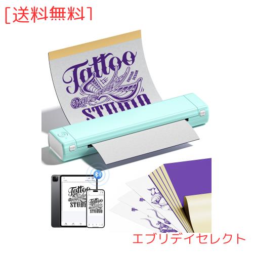 Itari M08F tattoo printer タトゥー用紙10枚付属 モバイルプリンター サーマルプリンター タトゥーマシン タトゥーマシーン 刺青コピー