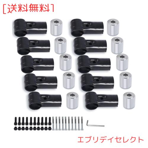 Φ28イレクターパイプ 車用ルーフキャリアバー スペーシアパイプ イレクターパイプ アタッチメント NVAN ハイゼットカーゴ 等に適合 NSJ-