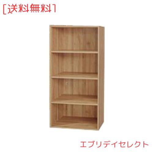 ニトリ カラーボックス Nクリック ディープ ワイド 4段 NITORI 8791527