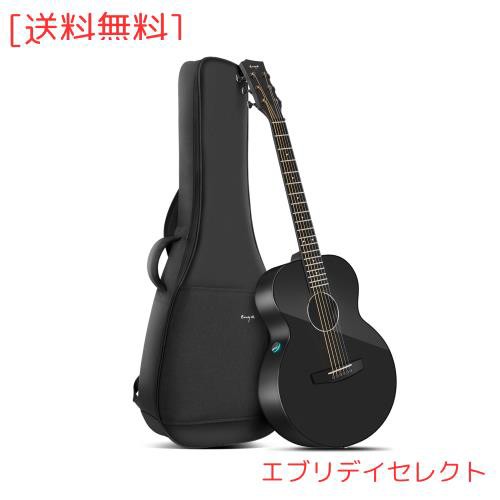 Enya アコースティック| エレキギター カーボンファイバー X3 Pro Mini AcousticPlus 36インチ 3/4サイズのギター ギグバッグ、レザース