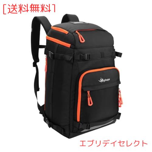 HP HOPE 70L スキーブーツバッグ、ヘルメットバッグ、ジャケット、ゴーグル、手袋、ナイロン耐久性のあるスキーブーツ旅行バックパック防