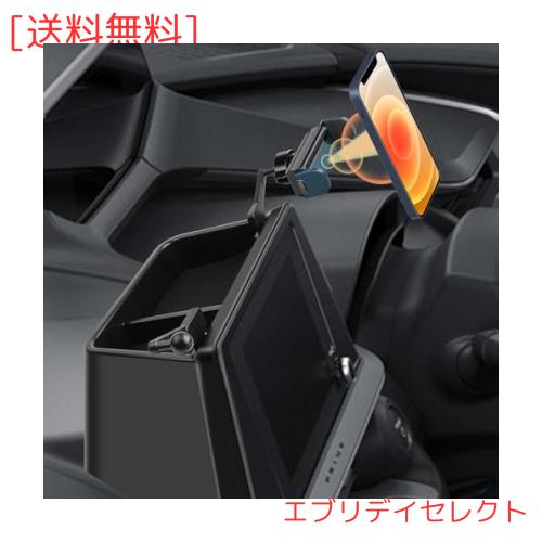 LUWU プリウス 60系 G・Uグレード専用 スマホホルダー 【8インチDAに装着・ナビ後収納トレイ付き】プリウス 60系 スマホスタンド プリウ