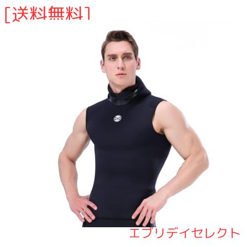 MORGEN SKY ウェットスーツ 3mm メンズ ウェットベスト フード ベスト インナー 保温 裏ジャージ フィッシン スピアフィッシング 素潜り の通販は 6,812円