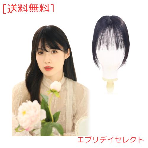 HIYE 部分ウィッグ 人毛100% 人工皮膚 総手植え 分け目自由 医療用 レディース 通気 超自然 ストレート ヘアピース 頭頂部カバー 増毛 薄