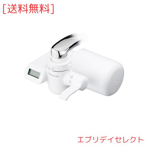 【2024年発売】パナソニック 蛇口直結型浄水器 PFOS/PFOA除去対応 液晶表示タイプ TK-CJ24-W ホワイト