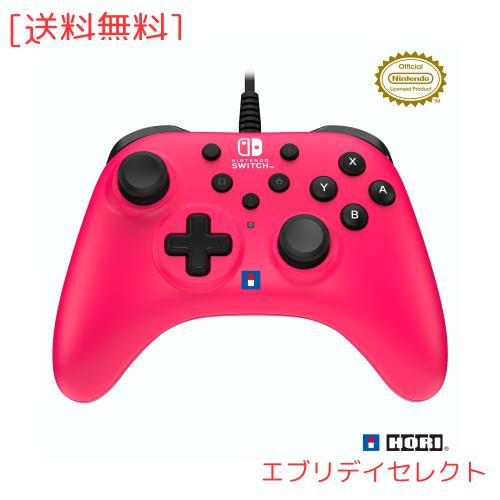 【任天堂ライセンス商品】ホリパッド TURBO for Nintendo Switch? / PC マゼンダ【連射ホールド機能搭載】