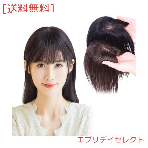 HIYE 部分ウィッグ 100%人毛 総手植え ウィッグ 頭頂部 レディース 人工頭皮 医療用 ヘアピース プリシラ ウィッグ 白髪隠し 薄毛隠し 円