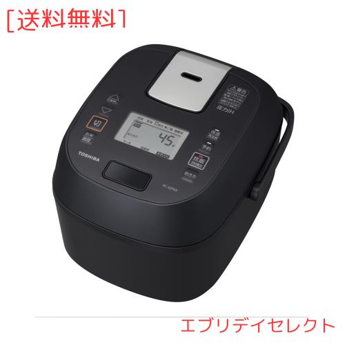 東芝(TOSHIBA) 炊飯器 3.5合 一人暮らし 圧力 IH rice cooker 玄米 保温白米24時間 RC-6ZPXR(K)