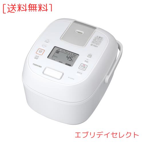 東芝(TOSHIBA) 炊飯器 3.5合 一人暮らし 圧力 IH rice cooker 玄米 保温白米24時間 RC-6ZPXR(W)