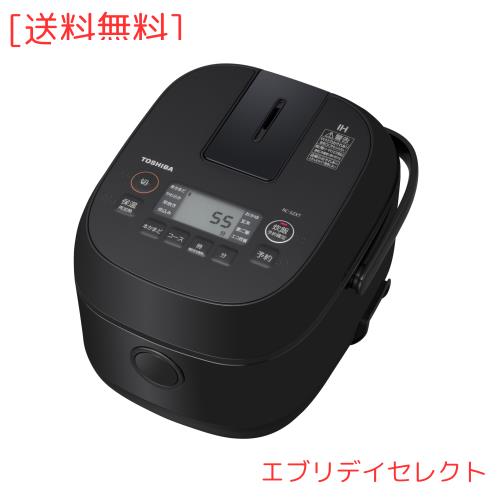 東芝(TOSHIBA) 炊飯器3合 一人暮らし IH rice cooker 玄米 保温白米24時間 RC-5ZXT(K)