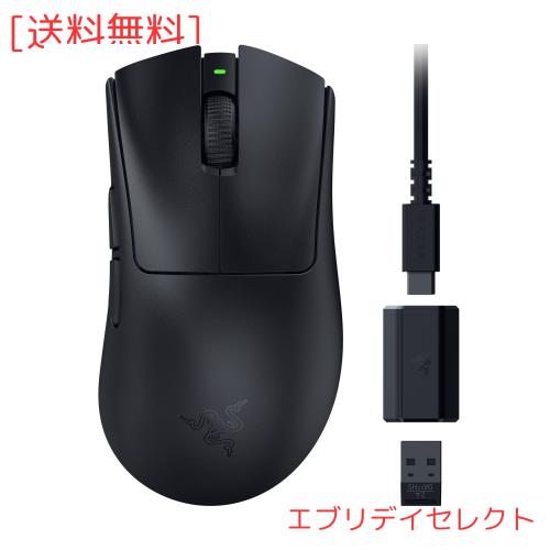 Razer レイザー DeathAdder V3 HyperSpeed ワイヤレス ゲーミングマウス 超軽量 55g 小型 コンパクトな形状でありながら自然なグリップをの通販は