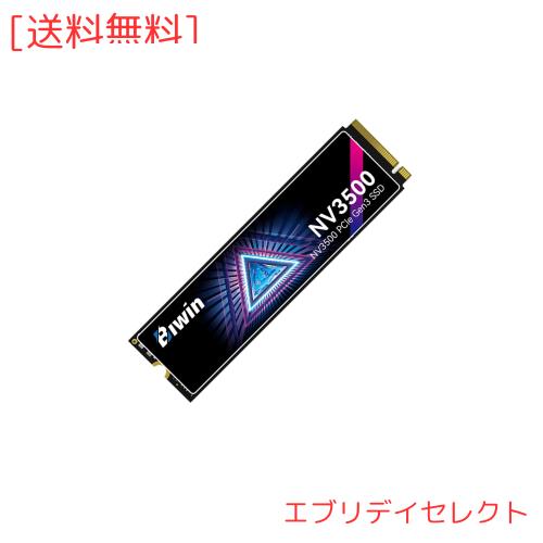Biwin NV3500 512GB SSD NVMe M.2 Type 2280 PCIe Gen3×4 最大読込：3500MB/s (R:3500MB/s、W:3000MB/s) 内蔵SSD 高耐久 片面実装タイプ