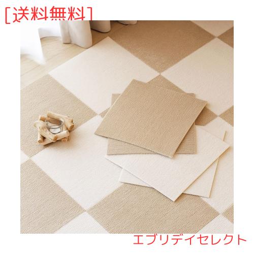 タイルカーペット ジョイントマット タイルマット 吸着マット 大判 45 x 45cm 40枚 滑り止め マット 玄関マット 滑り止め 撥水 洗える ペ