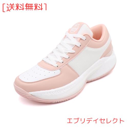 [Beita Sports]スニーカー 厚底 バスケットシューズ 運動靴 メンズ レデイース 身長アップ 軽量 履き易い ピンク 24.0 センチの通販は 5,634円