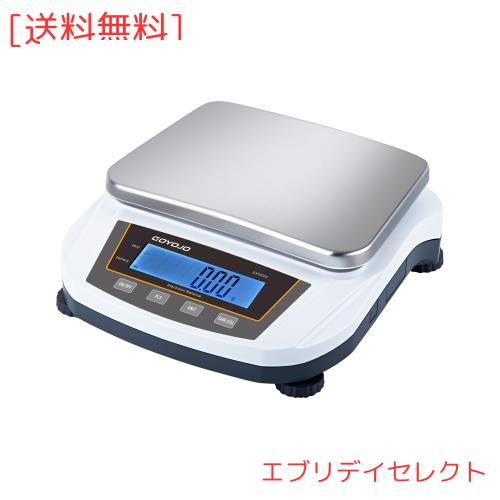 GOYOJO 精密はかり 0.01g×5000g デジタルはかり 0.01g 電子天秤 業務用 実験室天びん 宝石店 学校 校正分銅なし コンセント式＆バッテリ