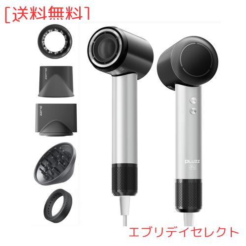 【3m 超ロング電源コード】PLUZZ Pro ドライヤー プロ級 大風量ヘアドライヤー 【業界高水準の速乾力】 140,000RPM高速モーター 5億負イ