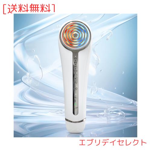 美顔器 EMS 美容器 RF美顔器 目元美顔器 1台多役 自宅用美顔器 EMS微電流 温冷機能 5種類モード 3段階レベル 超音波振動 LED４色光エステ