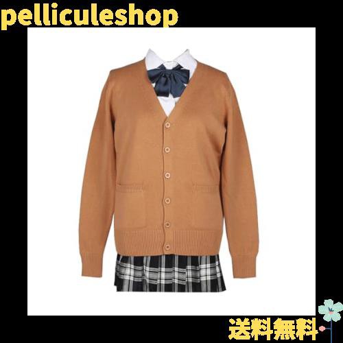 Blostirno] スクールカーディガン 女子 制服 カーディガン 学生 厚手