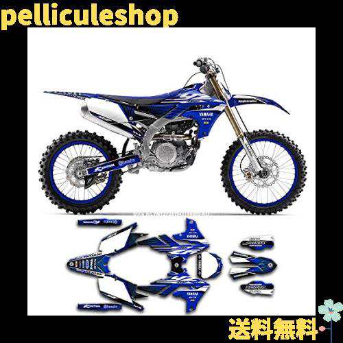 KUNGFU GRAPHICS（カンフー グラフィックス）DIRT BIKEダートバイク フルキット ビニールステッカー（ブルー）適合 ヤマハ YAMAHA YZF250の通販は