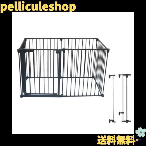 犬 サークル 室内 中大型犬可 折りたたみ 床固定補強ステッカー付き Amazon | Ksmsem 犬 サークル 室内 中大型犬 サークル