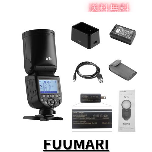 【Godox正規代理】Godox V1S Sony対応 76WS 2.4G TTL ラウンドヘッド 1/8000 HSS フラッシュ ストロボ Sony a7RII a7R a58 a99 ILCE6000L