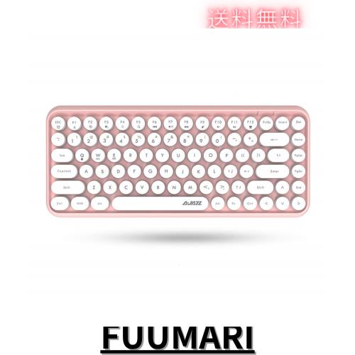 Ajazz 308i ブルートゥース タブレット用キーボード レディースキーボード ワイヤレスキーボード コンパクト Bluetooth キーボード かわの通販は