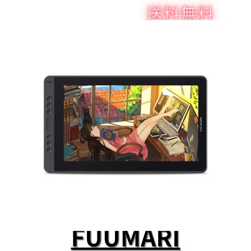HUION 液タブ Kamvas 13 初めての液晶ペンタブレット スマホで使える 充電不要ペンPW517 8192レベル筆圧感度 傾き検知機能 ショートカッの通販は