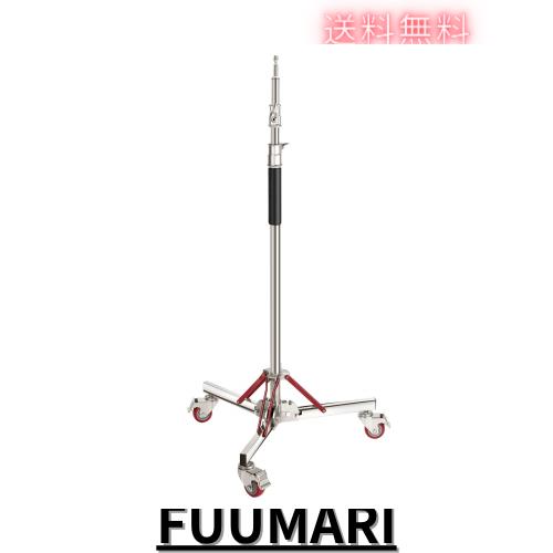 Neewer ライトスタンド 三脚スタンド 100%ステンレス鋼 頑丈 最大高さ305cm 調整可能 キャスター付き 写真スタンド ホイールベース スタ