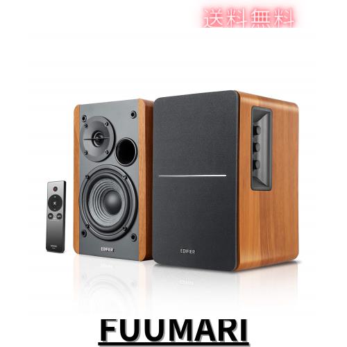 Edifier R1280Ts アクティブブックシェルフスピーカーサブウーファー出力ポート，内蔵アンプ-4’’ドライバ＆5 ”ツイーター，定格出力42W，