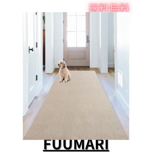 廊下敷き マルチロールカーペット 600*90cm 吸着マット 足腰負担軽減 洗える 厚み4mm ずれない キッチンマット 階段カーペットマット 床