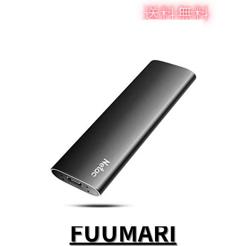 Netac SSD 外付け 500GB 超小型 USB3.2 Gen2最大550MB/s 正規品3年 上質なレザーポーチ付き PS5 外付けSSD PS4/Android スマホ/Xbox拡張