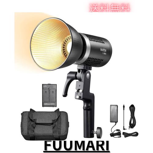 【Godox正規代理店】Godox ML60/ML60Biバイカラー 60W LEDビデオライト撮影補助光 手持ち式 2800K-6500K CRI 96+ TLCI 97+ 静音ファンモ