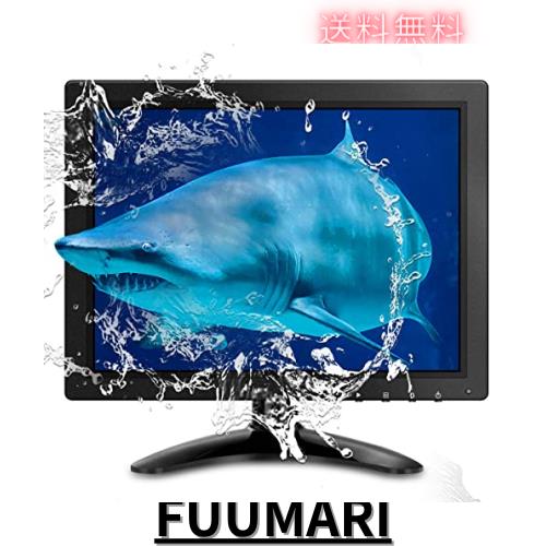 (IPSパネル・全視野178°) 10インチモニター 液晶画面HDMI/BNC/VGA/USB 機能付き ディスプレイ (1024x768)