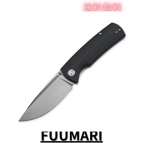 Petrified fish PFP01 Beluga 折りたたみナイフ3.62インチK110サテンブレードスチールMicartaハンドルEDCアウトドアキャンプ用ポケット折