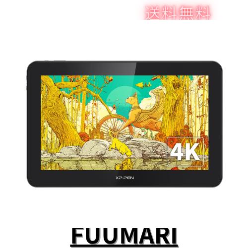 XPPen 液タブ 15.6インチ 4K タッチ機能 液晶ペンタブ フル