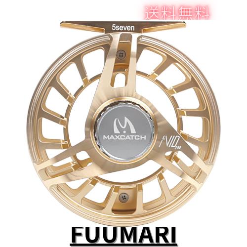 Maxcatch AVID PROフライリール、CNC機械加工アルミニウムボディ超大型アーバーデザイン フライフィッシングリール-3 / 5、5 / 7、7 / 9