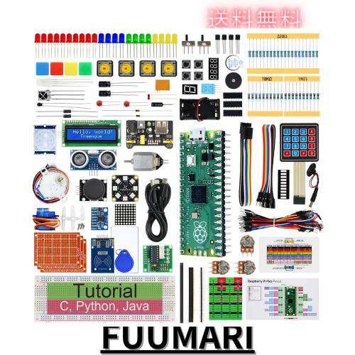 Freenove Raspberry Pi Pico究極スターターキット（付属）、ダブルコアArm Cortex-M0+マイクロコントローラー、767ページの詳細なチューの通販は
