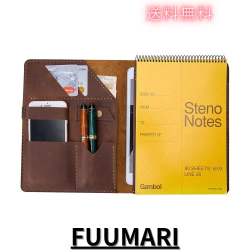 手帳カバー ノートカバー A5 本革 2024年 スケジュール帳カバー ポートフォリオ 手縫い 手作り オリジナルノート メモ帳 カード収納 ビジの通販は 7,866円