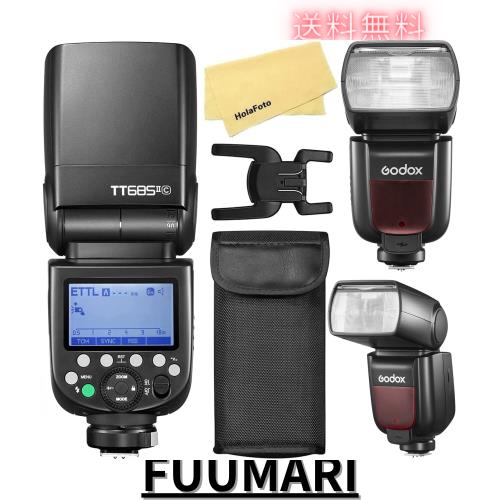 【日本語説明書】Godox TT685II-C カメラフラッシュスピードライトCanonカメラに対応, E-TTL 2.4G GN60 HSS 1 / 8000S、0.1-2.6sリサイク