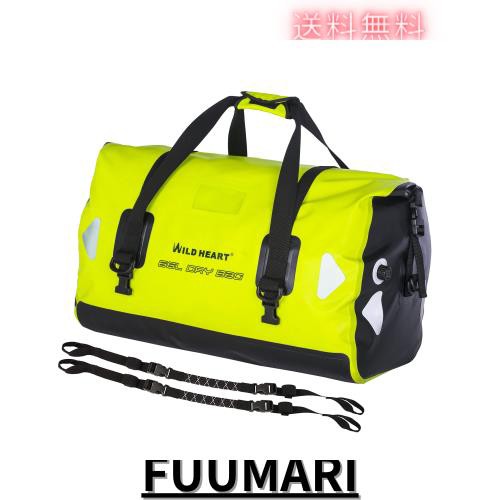 WILD HEART 防水バッグ ダッフルバッグ 40L 66L 100L 溶接シームショルダーストラップ付き バインディングロープ カヤック キャンプ ボーの通販は