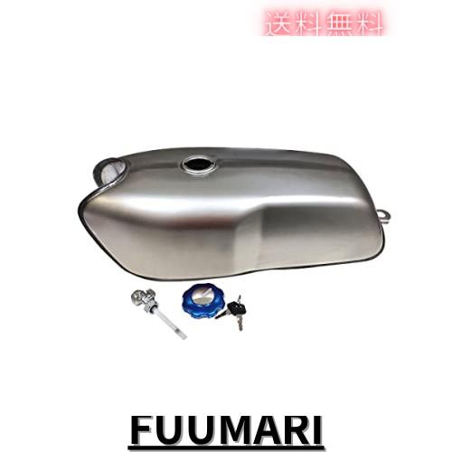 YIBO オートバイ用ガス燃料タンク バイク燃料タンク 9L 2.4ガロン カフェレーサーカスタム汎用 バイク タンク