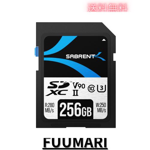 SABRENT SDカード 256GB、SDカード V90、メモリーカード、UHS-IIメモリーカード、280MB/秒の高速転送、キヤノン、富士フイルム、パナソニの通販は