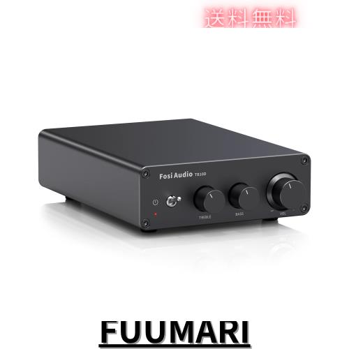 Fosi Audio TB10D 600W パワーアンプ TPA3255 デジタルアンプ 2.0CH 小型 オーディオ HiFi ステレオ クラスD アンプ スピーカー用 家庭用