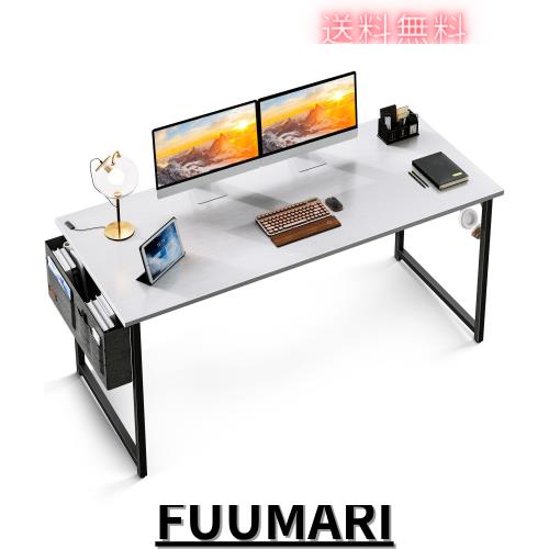 KKL デスク パソコンデスク 収納袋付き 幅140cm×奥行55cm ゲーミングデスク 机 pcデスク おしゃれ つくえ 省スペース 一人暮らし 在宅勤の通販は 13,463円