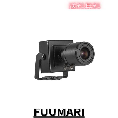 REVODATA 500万画素 POE IPミニカメラ、6-22mm手動ズームレンズUltra HD 2880x1620P小型屋内H.265監視カメラ、PC/電話アプリ、モーションの通販は