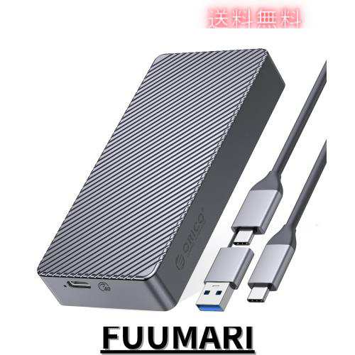 ORICO M.2 SSD 外付けケース USB4.0 NVMe ケース M.2 SSD ケース 40Gbps NVMe PClE M-Key(B+M Key)2280 に適用 Thunderbolt 3/4 USB3.2/3の通販は