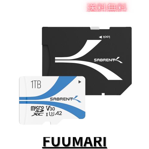 SABRENT MICRO SDカード 1TB, まいくろSDXC カード V30、メモリーカード、UHS-IIメモリーカード、PS5・PS4・Macbookその他のデバイスで最